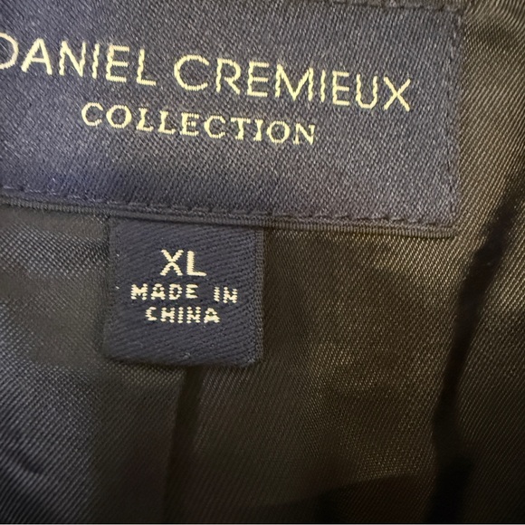 Daniel Cremieux Collection Gray Blazer Men’s XL Cotton Blend Lined Sport Coat - Picture 7 of 10